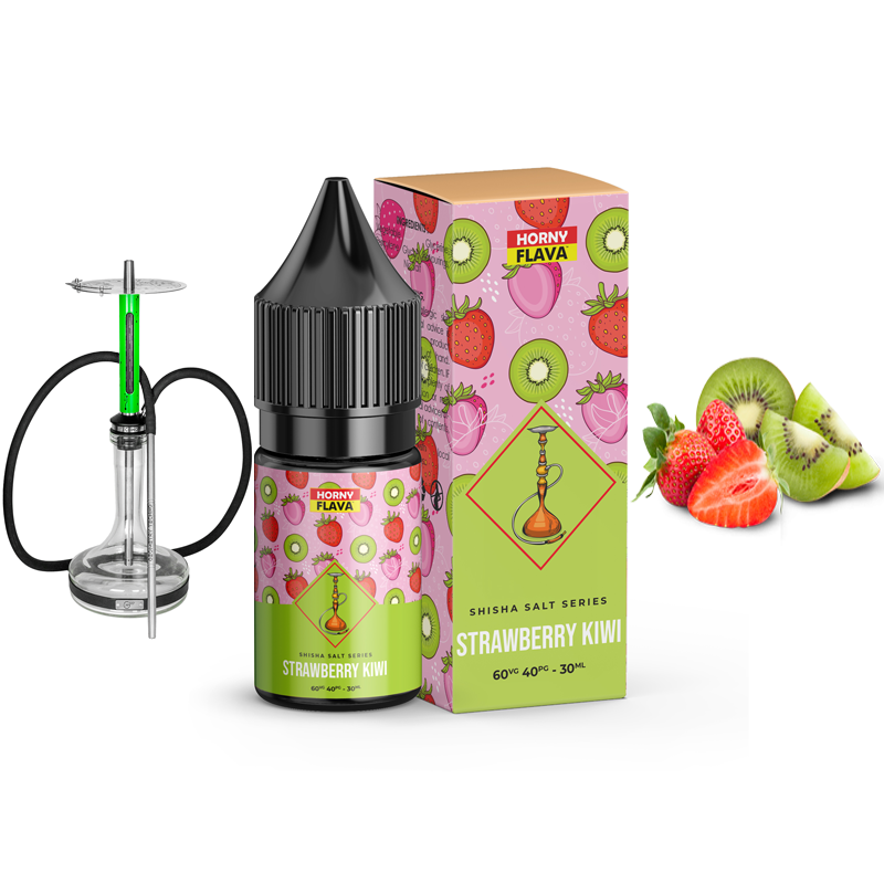 سالت هورنی قلیانی توتفرنگی کیوی | HORNY STRAWBERRY KIWI SHISHA SALT JUICE